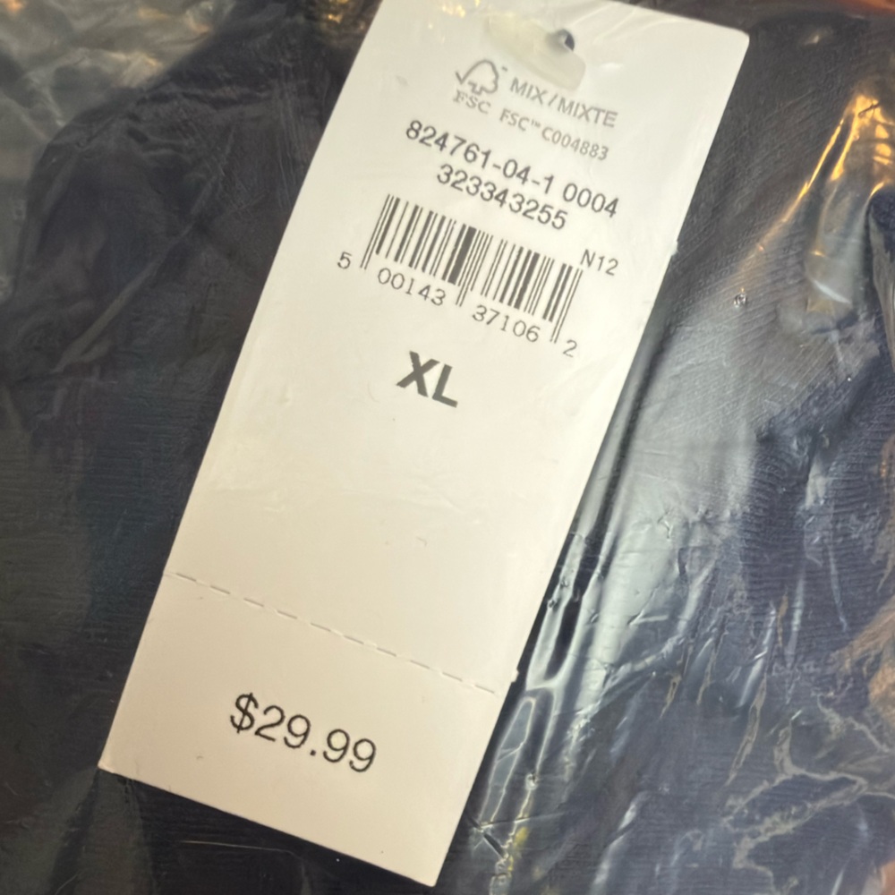 NWT | GAP Stretch Jersey Boatneck T-Shirt | Deep True Navy Blue XL | MSRP $29.99 - Picture 6 of 6